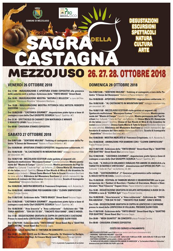 Sagra della Castagna programma