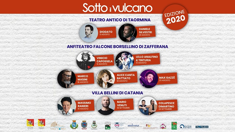 Festival Sotto il Vulcano Diodato Max Gazzé